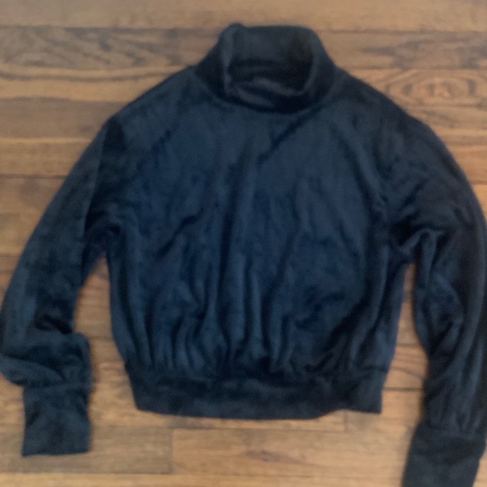 STATE Midnight Black Cowl Neck Sweater